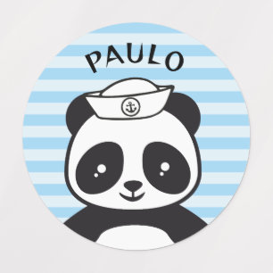 Pandabar - Matrose   waterproof children's labels