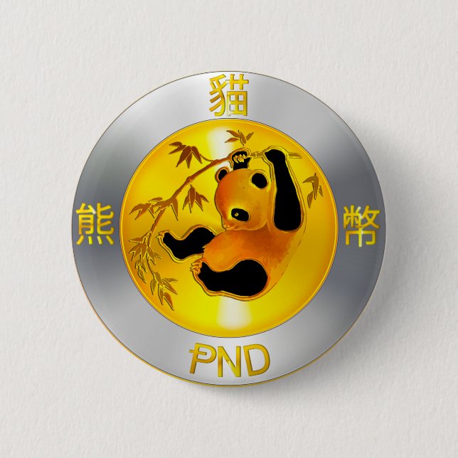 Pandacoin SWAG Pinback Button (Front)