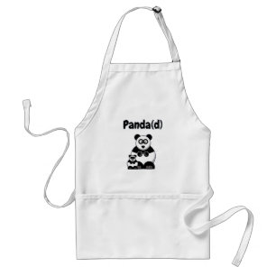 Pandad Panda Dad Funny Father's Day Gift Ideas Adult Apron