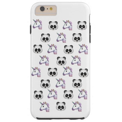 PANDAS AND UNICORNS EMOJI iPHONE 66s PLUS CASE