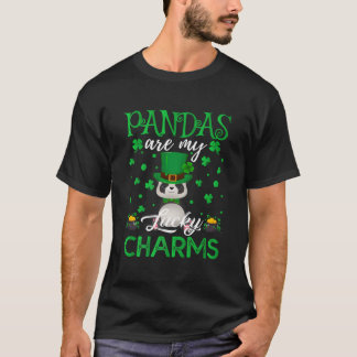 Pandas Are My Lucky Charms St Patrick'S Day T-Shirt