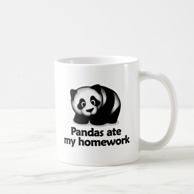 Pandas ate my homework coffee mug (Right)