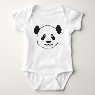 pandas baby bodysuit