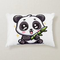 Panda's Bamboo Embrace Pillow