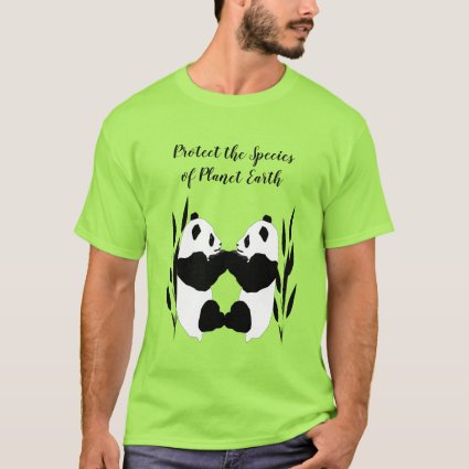 Pandas Earth Day Protect Our Species Shirt