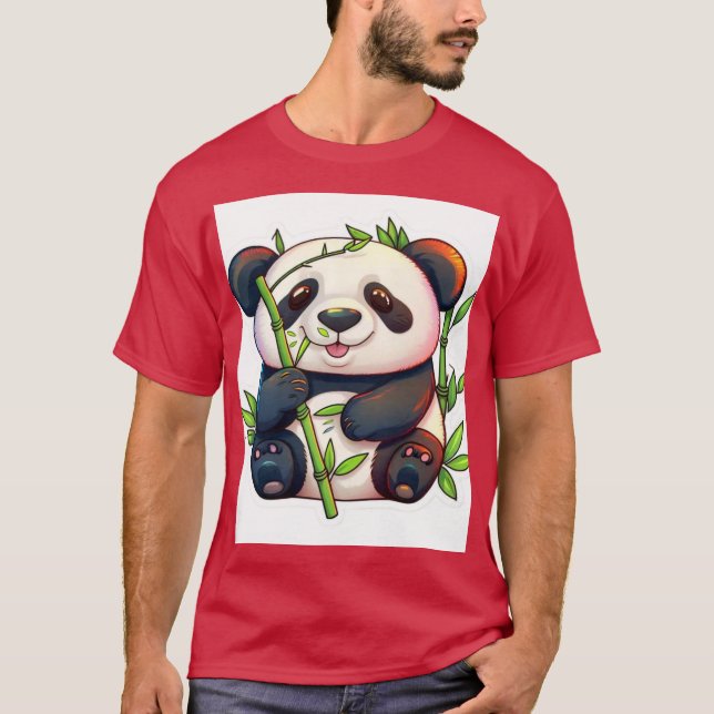 Panda's Favorite Snack T-Shirt (Front)