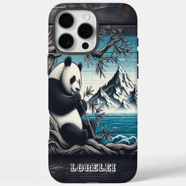 Panda's Forest Haven: Bamboo Feast Case-Mate iPhone Case (Back)