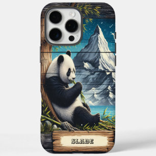 Panda's Forest Hideaway: Bamboo Meal iPhone 16 Pro Max Case