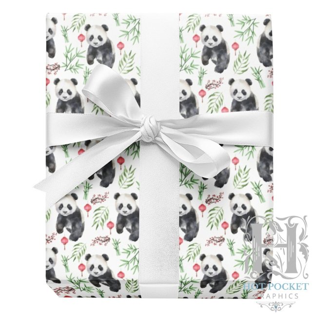 Pandas Gift Wrapping Paper (Creator Uploaded)