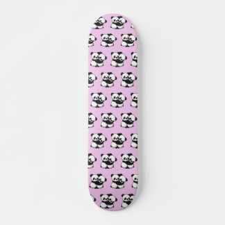 Pandas Hugging  Skateboard