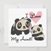 Pandas I Love My Aunt (Front)