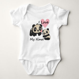 LzVong My Patronus is A Panda Cotton Baby Short Sleeve Bodysuits Jersey Rompers