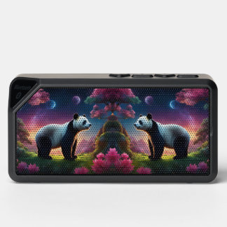 Pandas in a Fantasy Garden Bluetooth Speaker
