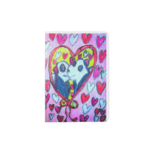 Pandas love passport holder