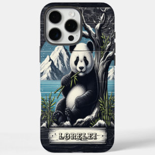 Panda's Mountain Retreat: Bamboo Pleasure iPhone 16 Pro Max Case