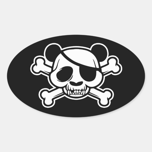 Pandas of Pandazance Oval Sticker (Front)