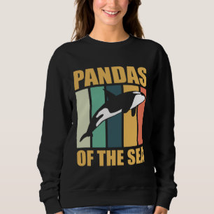 Pandas Of The Sea Ocean Orca Sea Mamal Lover Sweatshirt