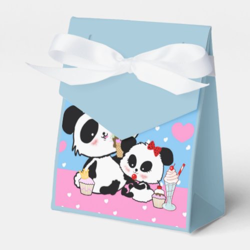 pandas panda bears panda bear baby kawaii pan favor boxes