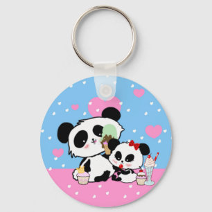 pandas "panda bears" "panda bear baby" "kawaii pan keychain