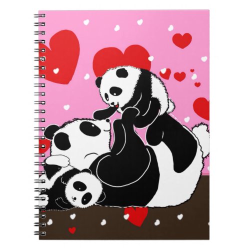 pandas panda bears panda bear baby kawaii pan notebook