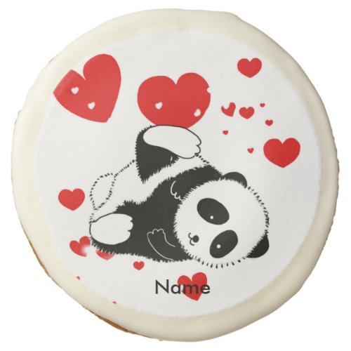 pandas panda bears panda bear baby kawaii pan sugar cookie