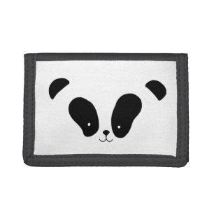 pandas "panda bears" "panda bear baby" "kawaii pan tri-fold wallet