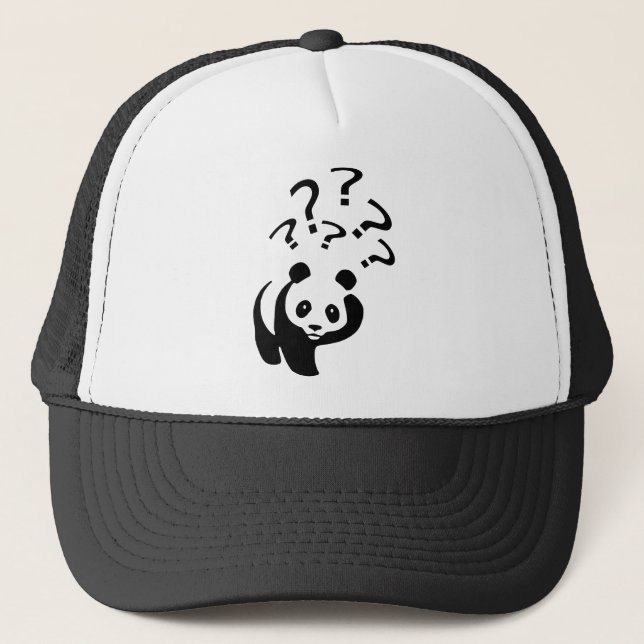 pandas "panda bears" "panda bear baby" "kawaii pan trucker hat (Front)