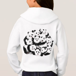 Pandas - Pandas-emic - Big Hugs - Painting - Fun Hoodie