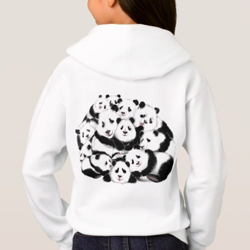 Pandas _ Pandemic _ Big Hugs _ Drawing Collection Hoodie