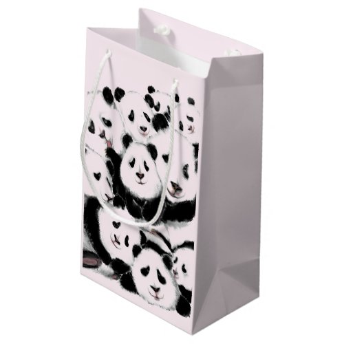 Pandas _ Pandemic _ Big Hugs _ Drawing Collection Small Gift Bag