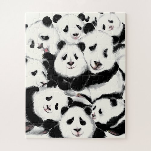 Pandas _ Pandemic _ Big Hugs _ Drawings Collection Jigsaw Puzzle