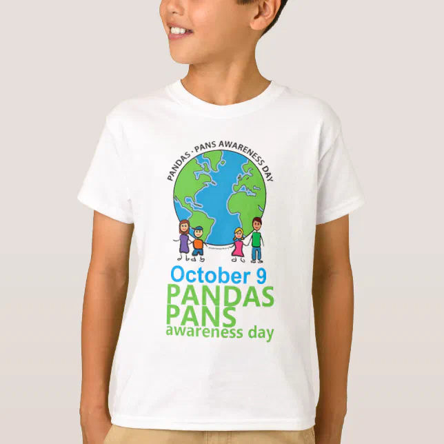 Pandaspans Awareness Day T Shirt Kids Zazzle