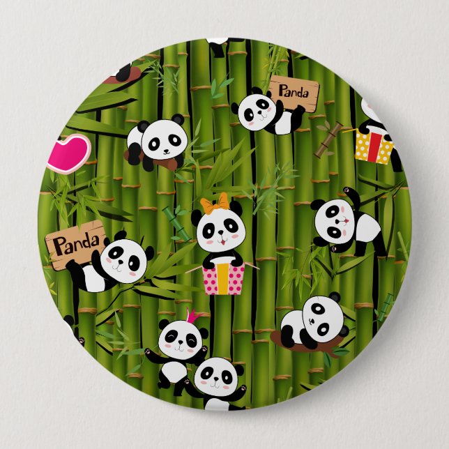 Panda's Pattern 2 Button (Front)
