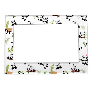 Panda's Pattern Magnetic Frame
