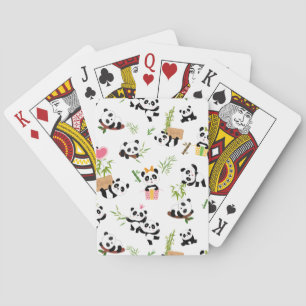 Panda's Pattern Poker Cards