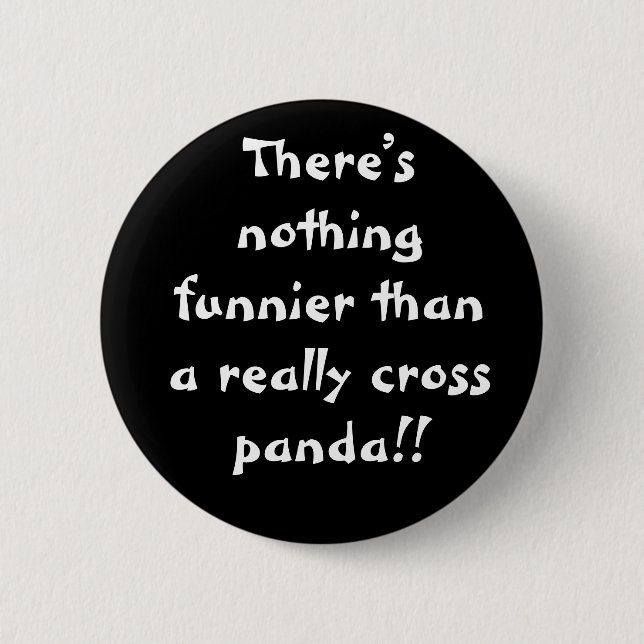 Pandas Pinback Button (Front)
