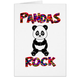 Pandas Rock Cards