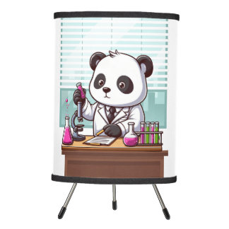 Panda's Scientific Odyssey Tripod Lamp