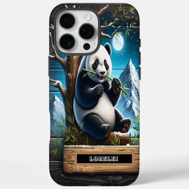 Panda's Secluded Spot: Bamboo Bite Case-Mate iPhone Case (Back)