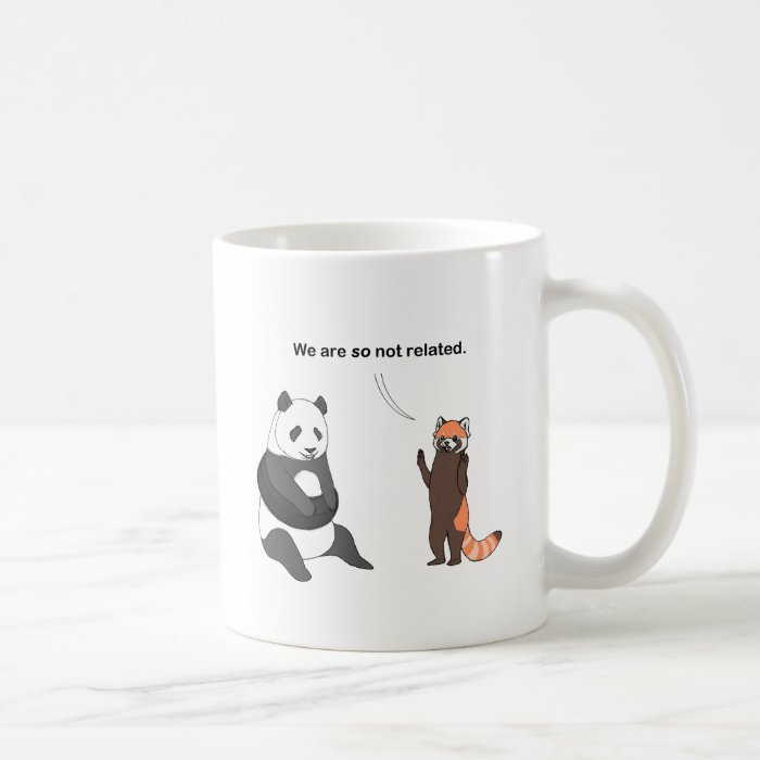 Pandas So Not Related Mug