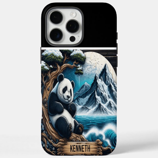Panda's Treetop Retreat: Bamboo Delight Case-Mate iPhone Case (Back)