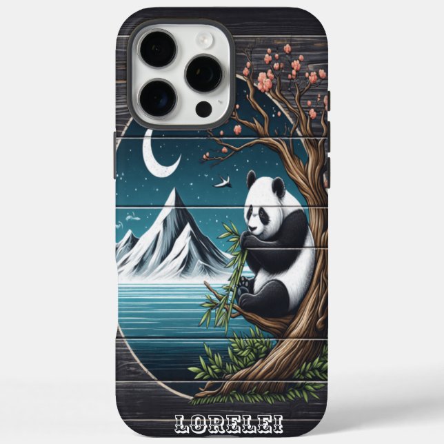 Panda's Treetop Sanctuary: Bamboo Serenity Case-Mate iPhone Case (Back)