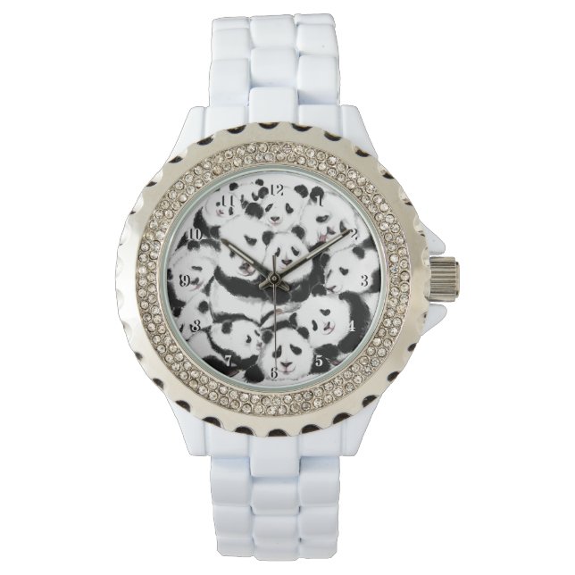 Pandas Watch Gift Happy Family (Front)