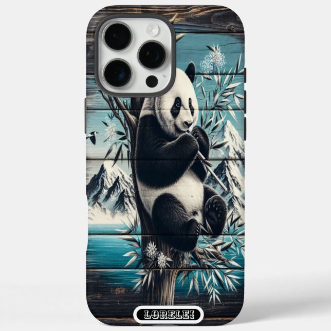 Panda's Wooded Haven: Bamboo Treat Case-Mate iPhone Case (Back)