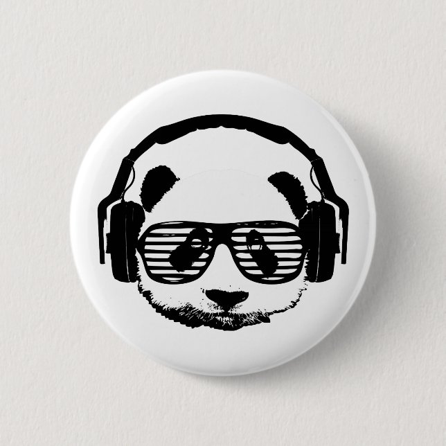 Pandaz In Da House Button (Front)