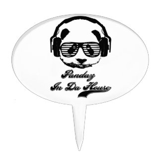 Pandaz In Da House Cake Topper