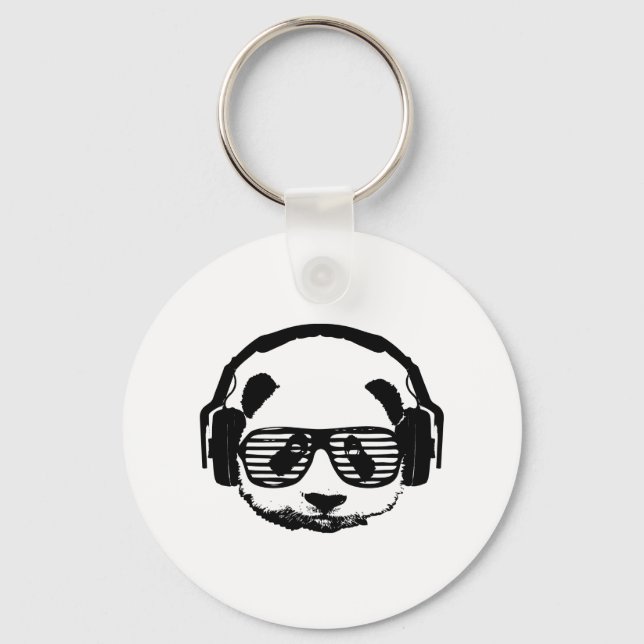Pandaz In Da House Keychain (Front)