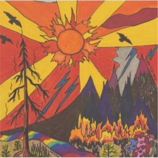 Pandemic Fire Sticker