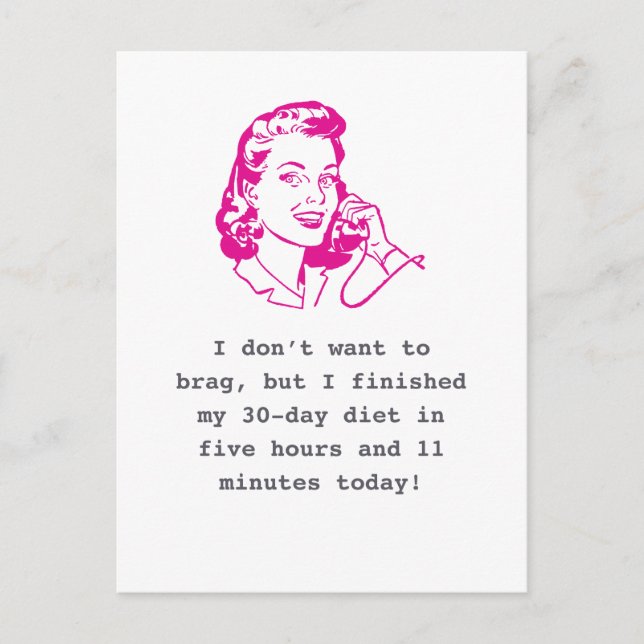 Pandemic Humor: The Covid-19 Weight Gain Postcard (Front)