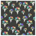 Pandemics and Posies - Black Fabric